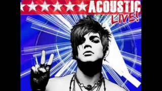 Adam Lambert  Whataya Want From Me Acoustic [upl. by Naut]