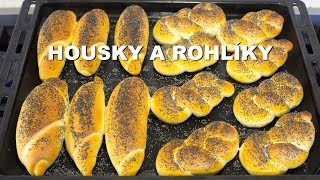 Recept na rohlíky a housky [upl. by Layol192]