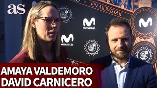 Amaya Valdemoro y David Carnicero quotAcercamos al jugador para que la gente lo conozcaquot  AS [upl. by Judenberg]