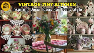 New 70 Unveiling Vintage Tiny Kitchen Shabby Chic Cottagecore Home Decor Ideas with modern charm [upl. by Sinne]