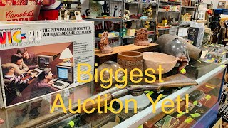 Part 8 Our Biggest auction yet We sell off a TON of amazing items to help pay for the new build [upl. by Martens]