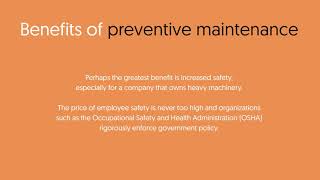 What are the benefits of preventive maintenance [upl. by Emlin]