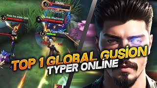 TOP 1 GLOBAL GUSION TYPER  BEST GUSION  ROAD TO 15 K MMR [upl. by Enitsirt398]