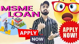 MSME Loan Kaise apply kre How to apply MSME Loan Indian Government Fund 2024 [upl. by Thin773]