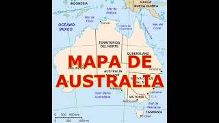 mapa de Australia [upl. by Guarino]