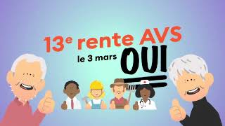 Comment fonctionne la 13e rente AVS pourquoi estelle si importante et pourquoi fautil voter OUI [upl. by Fortunio889]