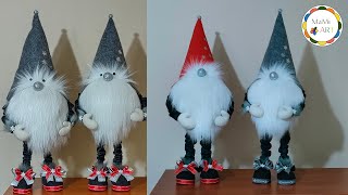 Jak zrobić stojącego skrzata z rękami  Christmas Gnomes DIY Ozdoby świąteczne Dekoracje na święta [upl. by Thill951]