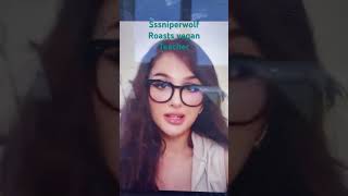 Sssniperwolf roasts vegan teacher should watch [upl. by Paolina]