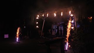 Pyroshow zu einem Bandauftritt  50 Geburtstag FULL HD [upl. by Eeral926]