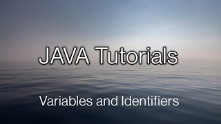 What is VariableIdentifiers and Datatype in Java [upl. by Zavala142]