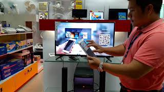 รีวิิวการเชื่อมอินเตอร์เน็ตและการเข้าใช้งาน Ehsare ของ SMART TV Aconatic [upl. by Niad951]