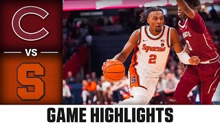 Colgate vs Syracuse Game Highlights  202324 ACC Men’s Basketball [upl. by Anifad]