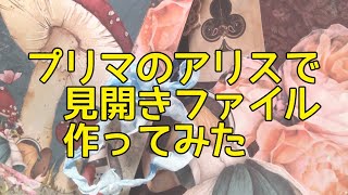 12インチペーパーで見開きファイル作ってみたよ≧▽≦【販売用】説明欄お読みください💕おすそ分けはちゃんとパッキングしてから再度YouTubeにアップします🌹 [upl. by Annazus]