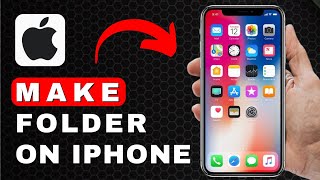 How to Make Folders  iPhone Tutorial [upl. by Cusack220]