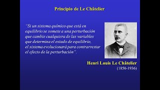 Principio de Le Chatelier Quimica IV Parte 2 final [upl. by Aundrea564]