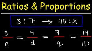 Ratio and Proportion Word Problems  Math [upl. by Dazraf]