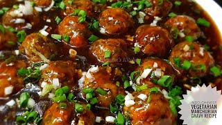 Veg Manchurian Gravy Recipe  Chinese Main Course Veg Manchurian Recipe  Manchurian Recipe in Hindi [upl. by Croom]