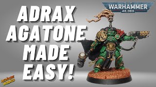 How to Paint Adrax Agatone for Salamanders in Warhammer 40k [upl. by Kirimia]