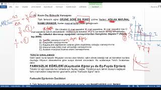 MİKRO İKTİSAT 8FARKSIZLIK EĞRİSİ VE ÖZELLİKLERİ 2023kpssalan agrubuiktisat iktisatdersleri [upl. by Pepita]