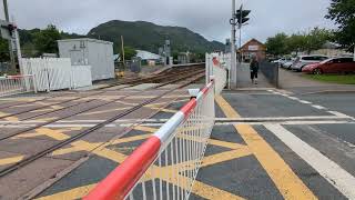 158833 Porthmadog Station and LC [upl. by Benito162]