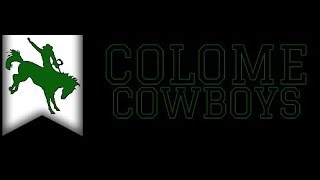 Colome Cowboys vs AlcesterHudson Cubs Football [upl. by Kcirdahs]