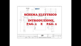 SCHEMA ELETTRICO 1 PAGINE 1 E 2 [upl. by Cass]