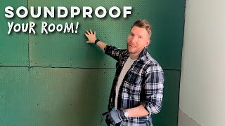 Affordable Soundproofing with SONOpan How to Soundproof a Room [upl. by Oad9]