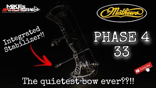 2023 Mathews Phase 4 33 Bow Review by Mikes Archery [upl. by Airdni]