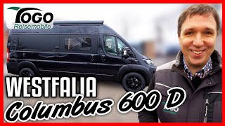 ❤️KOMPLETT SCHWARZER KASTENWAGEN❤️ Westfalia Columbus 600D 2021  TOGO REISEMOBILE  Camper Roomtour [upl. by Coben]