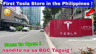 First Tesla Store in the Philippines  Nandito na sa BGC TAGUIG  Soon to Open [upl. by Ramah]