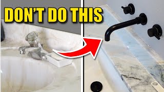 How to Install Wall mounted bathroom Faucet [upl. by Assin]