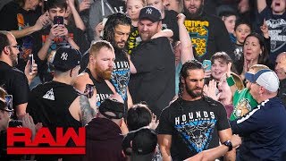 The Shield make their entrance one last time Raw March 11 2019 [upl. by Elsa]