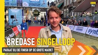 Paraat bij de finish op de Grote Markt  Bredase Singelloop 2024 [upl. by Wareing]