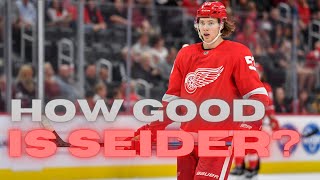 How Good is MORITZ SEIDER Detroit Red Wings Prospect [upl. by Bronder]