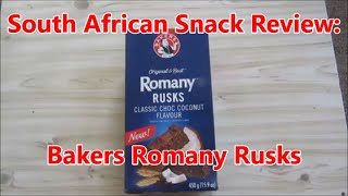 South African Snack Review New Bakers Romany Rusks [upl. by Oiuqise]