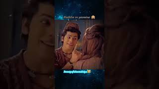 Aladdin vs yasmine 🙊😂shortviral alasmine siddharthnigam avneetkaur india [upl. by Ko544]