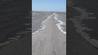 La mer monte sur le passage du Gois vers lîle de Noirmoutier en Vendée le 1er septembre 2019 [upl. by Gemoets774]