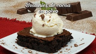 Brownies de cocoa en polvo [upl. by Nodroj231]