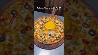 Most Viral Volcano Cheesy Pizza🥵youtubeshorts trending viralvideo pizza volcano streetfood [upl. by Sidwohl291]