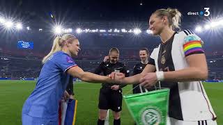 UEFA Womens Nations League France vs Germany 23022024 French commentary [upl. by Felicio]