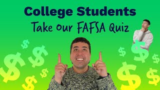 College Students Take our FAFSA Quiz 💸🤔💰 [upl. by Halla]