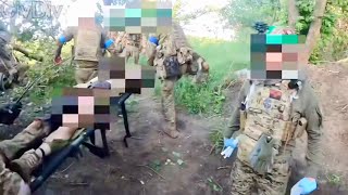 Ukraine GoPro  Casualty Collection Point After Assault [upl. by Keldah796]