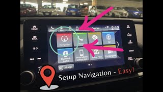 Set up Navigation System on your Honda [upl. by Aihsatsan]