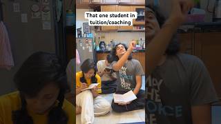 That one student in tuition  Coaching relatablethings orignalcontent funnyshorts [upl. by Niu]