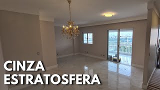 OLHA COMO FICOU ESSA SALA NA COR CINZA ESTRATOSFERA NÃO ACREDITEI DEPOIS QUE VI PRONTA [upl. by Moberg]