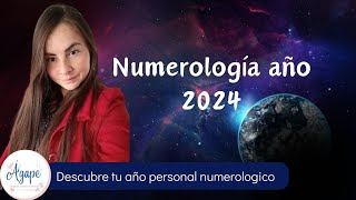 NUMEROLOGÍA AÑO 2024 🔮🎭 Descubre tu año personal numerológico8️⃣ [upl. by Silver]