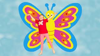 I Am A Little Caterpillar  Caterpillar Song For Kids  Butterfly Song For Kids BugsTime 4 Kids TV [upl. by Yecaw]