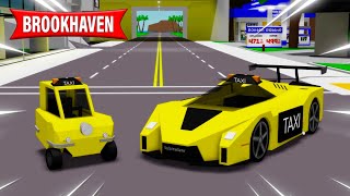 PASAMOS DE TAXI NOOB a SUPER TAXI en BROOKHAVEN 😎🚖 [upl. by Boone610]