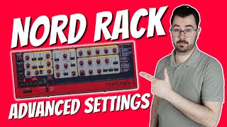 Nord Rack 2 Tutorial  Advanced Settings [upl. by Einehpets]