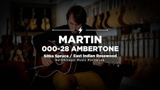 Martin 00028 Ambertone Acoustic  CME Quick Riffs  Dan B [upl. by Server]